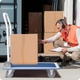 Wózek transportowy Humberg HM-505 White-Blue (5903890618421) - obraz 10