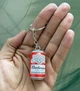 Брелок для ключей в виде пивной бутылки Budweiser пиво 4см Цвет Красный - изображение 3