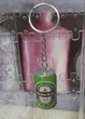 Брелок для ключей в виде пивной бутылки Heineken пиво 4см Цвет Зеленый - изображение 5