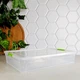 Низький пластиковий харчовий контейнер 5.5 л на засувках Smart Box - зображення 1