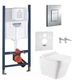 Інсталяція Grohe 5в1 з квадратним безободковим унітазом Koller Pool Trend і сидінням Slim Duroplast/Soft-close (GKTT) - зображення 1