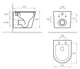 Инсталляция Grohe 6в1 с безободковым унитазом Koller Pool Orion Tornado и хромированным гигиеническим душем Qtap (GKOTQCRM) - изображение 7