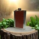 Фляга Hip Flask Snake GDA-9/8Brown 9Oz/266ml из нержавеющей стали - изображение 2