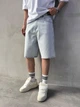 Мужские джинсовые шорты Difransel Baggy 36 светло-голубые - изображение 1