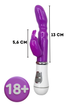 Вибратор Passion Bunny USB Фиолетовый (ROZ6501103867) - изображение 5