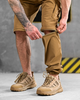 Тактический летний комплект 3 в 1 Штаны-шорты, футболка, бейсболка Combat Tactical Coyote S - изображение 5