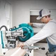 Акумуляторна торцювальна пила Makita DLS211ZU з пиляльным диском 305х25.4 мм і модулем AWS, без акб і з/п (DLS211ZU) - зображення 3