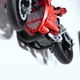 Кронштейн / Настенное 3D Крепление для Фирменного конструктора Technic Мотоцикл Ducati Panigale V4 S (42202) + и Дополнительно Крепление для Таблички - Черное - изображение 8