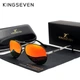 Мужские поляризационные солнцезащитные очки KINGSEVEN NK7840 Black Red - изображение 1