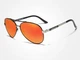 Мужские поляризационные солнцезащитные очки KINGSEVEN NK7840 Black Red - изображение 3