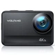Экшн-камера WOLFANG GA400 / 170° / 24Мп / 4К / 60fps / WiFi / Влагозащищенная / Черный Б/В - изображение 1
