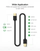 Кабель UGREEN US102 USB 2.0 A Male to A Male 1m Black (10309) - изображение 2