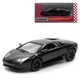 Детская металлическая машинка Lamborghini Murcielago LP640 игрушечная коллекционная масштабная железная авто модель игрушка для детей Ламборгини Мурселаго открываются двери черная 12.5 см (KT5317W+B) - изображение 4