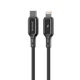 Кабель Proove Flex Metal Type-C to Lightning 27W (1m) black - изображение 1