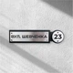 Адресна табличка з назвою вулиці та номером АТН-3 599,9×144,1×0,7мм - зображення 1