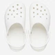 Детские кроксы-сабо для девочки Crocs Classic Kids Clog 206990-100 30-31 (C13) White (0000000055697) - изображение 6