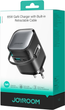 Ładowarka sieciowa JOYROOM GaN 65W Charger with Retractable Cable Black (JR-TCL02EU) - obraz 2