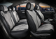 Накидки на сидіння Torino 3D сірі Elegant EL 700 123 - зображення 1