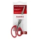 Ножиці Axent Duoton Soft 6102-06-A, 21 см, з прогумованими ручками, сіро-червоні - изображение 3