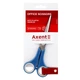 Ножиці Axent Standard 6215-02-A, 17 см, із пластиковими ручками, сині - зображення 2