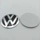 Наклейки на колпачки заглушки для дисков Volkswagen (хром+чёрный) 56 мм - изображение 2