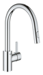Смеситель для кухни с выдвижным изливом Grohe Eurosmart Cosmopolitan (31481001) - изображение 1
