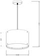 Lampa wisząca Light Prestige Graffiti 1xE27 Multicolor (LP-077/1P Style) - obraz 6