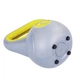 Гиря LiveUp PLASTIC KETTEL BELL 4 кг Grey/Yellow - изображение 6