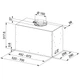 Кухонна витяжка Franke Box Flush Basic FBFE LG A70 сіра емаль вбудована 70 см 1120 м³/год 305.0729.553 - зображення 2