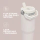 Термокружка Stanley / Пляшка для води з ручкою IceFlow Flip Straw Tumbler with Handle 0,89 л - зображення 5