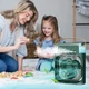 Портативный мини-кондиционер с подсветкой Mini AIR Conditioner с увлажнителем воздуха Зеленый - изображение 4
