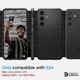 Чехол Spigen для Samsung Galaxy S24 - Liquid Air, Matte Black (ACS07347) - изображение 2