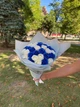 Мыльный букет из 35 роз бело-синий,букет из натурального мыла на 14 февраля, 8 марта, день рождения - изображение 10