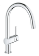 Змішувач для кухні з висувним виливом Grohe Minta (32918000) - зображення 1
