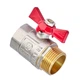 Кран шаровой Waterpro WP607-25FMW - 1" ГШБ (стальная бабочка) (WP3295) - изображение 2