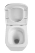 Подвесной унитаз Mixxus Premium Quadro-0301-T3 490x340x360mm, система смыва TORNADO 3.0 (MP6453) - изображение 7
