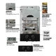 Газовая колонка MIXXUS GWH-0210 BASIC BLACK дымоходная 10 л/мин (цвет черный) (WH0023) - изображение 3