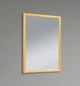 Зеркало настенное Zerix FONTE MRZ09-700x850-REVERSE GOLD прямоугольное в золотой раме (ZX5639) - изображение 2