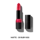Увлажняющая матовая губная помада Avon "Ультра" 30 Рубиновый поцелуй (30 Ruby Kiss) 3,6г - изображение 1
