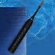 Портативная электрическая зубная щетка с 4 насадками Sonic Toothbrush, беспроводная электрощетка для чистки зубов на аккумуляторе Черная X-3-Black - изображение 7