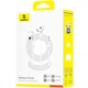 Навушники з мікрофоном провідні Baseus Encok Semi-in-Ear Wired Earphones (3.5mm, 1.1m). White - зображення 10