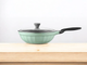Patelnia Buydeem aluminiowa z szklaną pokrywką Cozy Greenish 30 cm (6950386617252) - obraz 4