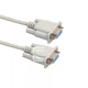 Кабель Ewell COM-порт, RS-232, DB9, пряме зєднання, F/F, 1.4 м (EW741) - зображення 3