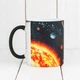 Кружка хамелеон с блестками матовая черная (330 мл) Galaxy planet (13910000000123611) - изображение 3