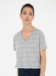 Футболка жіноча Pierre Cardin G022SZ011-000-1841725(gri melanj) M Сіра (8683857053133) - зображення 4
