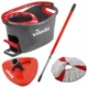 Швабра з ведром набір для уборки Vileda Easy Wring Clean Turbo 2в1 з кришкою з механізмом віджимання Чехія - зображення 3