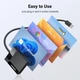 Картридер 4 in 1 UGREEN CR125 USB 3.0 SD/TF/CF/MS, кабель 50см, 5 Гбіт/с Black (30333) - зображення 7
