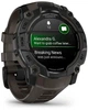 Смарт-годинник Garmin Instinct 3 50mm AMOLED Black with Charcoal Silicone Band (010-03020-40) - зображення 3