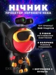 Детский ночник-проектор ночного неба EP "Nebula Dog" лазерный светильник-ночник в форме собаки астронавта с пультом ДУ и таймером - изображение 1