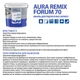 Эмаль акриловая для пола Aura Luxpro Forum 70 Белая глянцевая 0.75 л - изображение 2